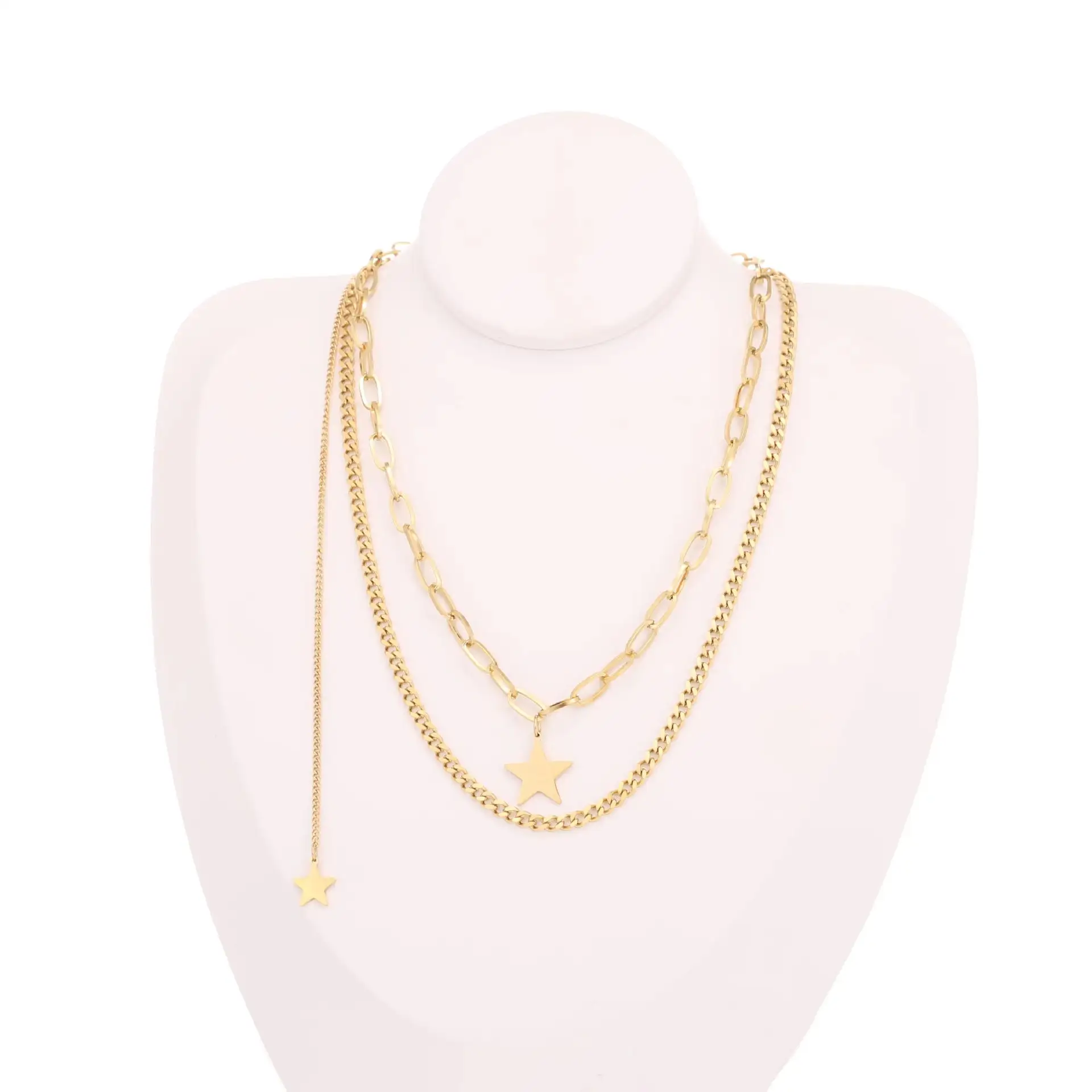 Double-layered Little Star Temperament All-match Light Luxury Ins Advanced