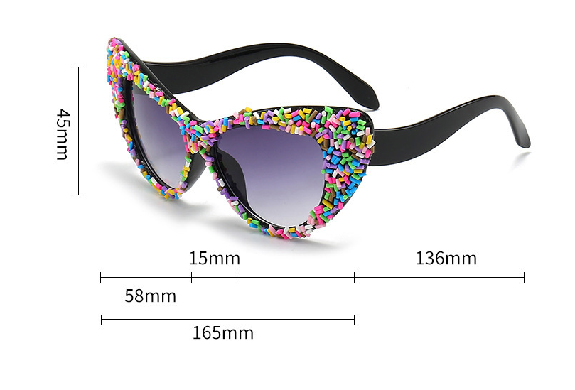 Title 2, Cat Eye Cake Sunglasses Street Snap Fashion UV ...