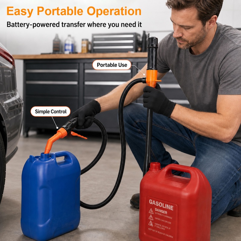 Transfer Pump Multipurpose Differential Fluid Portable Oil Change Tool — image 3