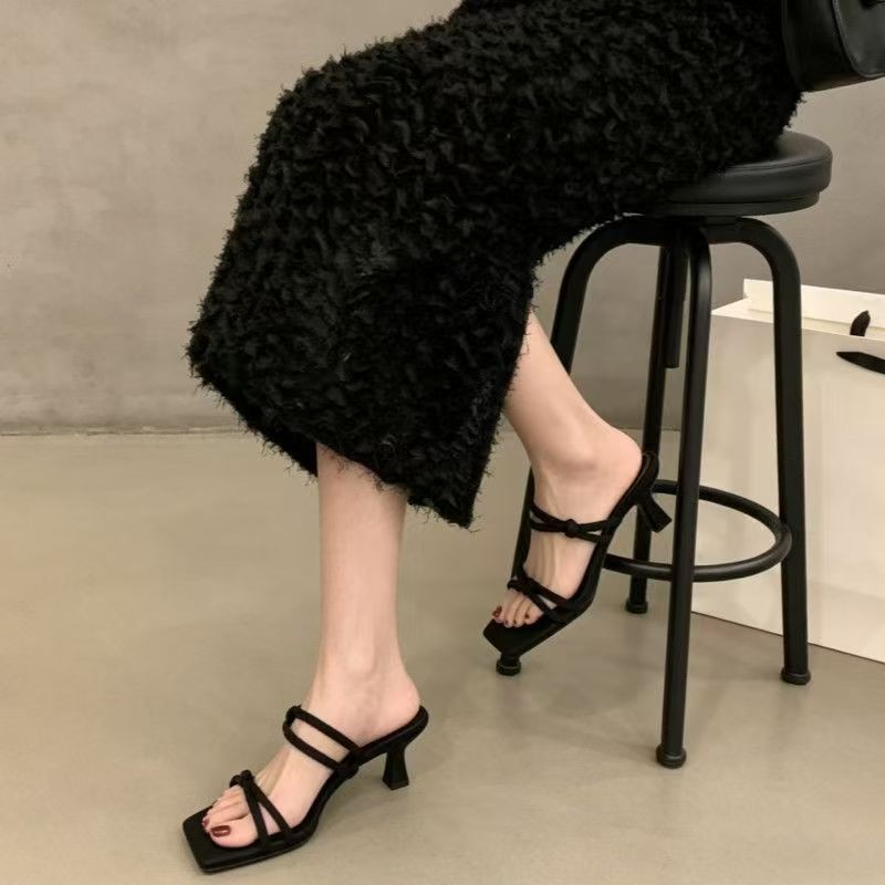 Square Toe Slide Sandals, picture 3 of 4