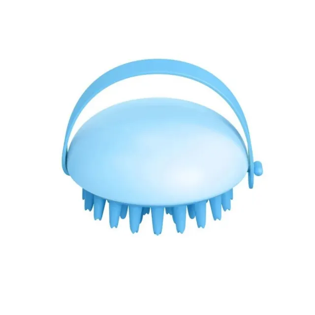Pet Silicone Bathing Brush Cat Dog Massage Scrubbing Brush Wet And Dry Pet Cleaner Blue - Shop at LoveMi