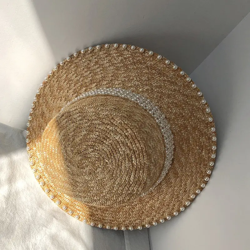 Fashionable Sun Hat Lady Style Flat Top