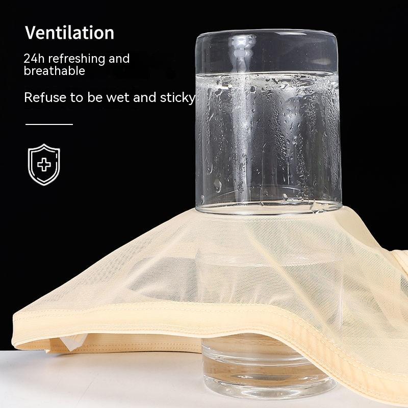 Men's Underwear Ice Silk Briefs Fully Transparent Seamless Shorts