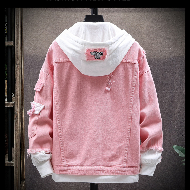 Trendy Casual Denim Jacket Stylish Personality