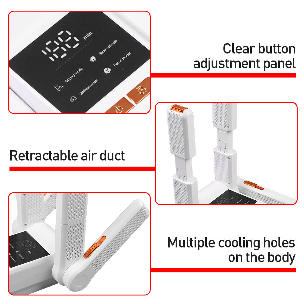 Electric Shoe Boot Dryer Glove Warmer Heat Blower Socks Ski Boot Dryer Portable