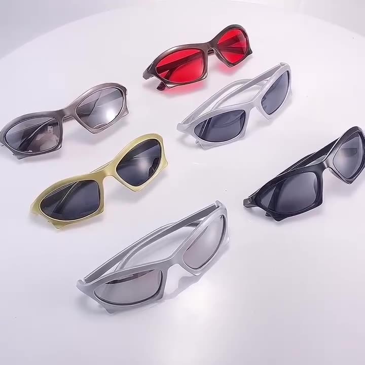 Women's New Modern Retro Geometric Sunglasses - Image 5