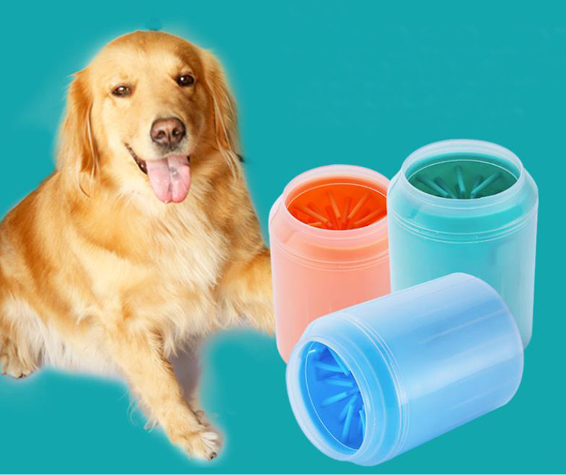 Title 3, Dog Foot Cup Paw Washer Cleaner Dog Cat Foot Cl...