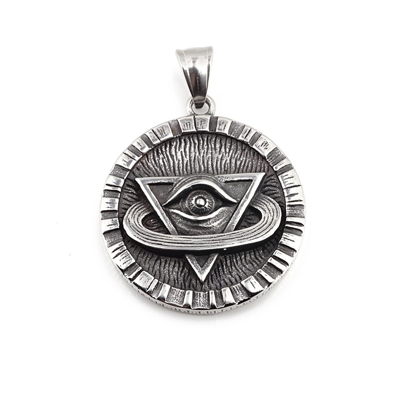 Unisex Triangle Eye Personality Necklace