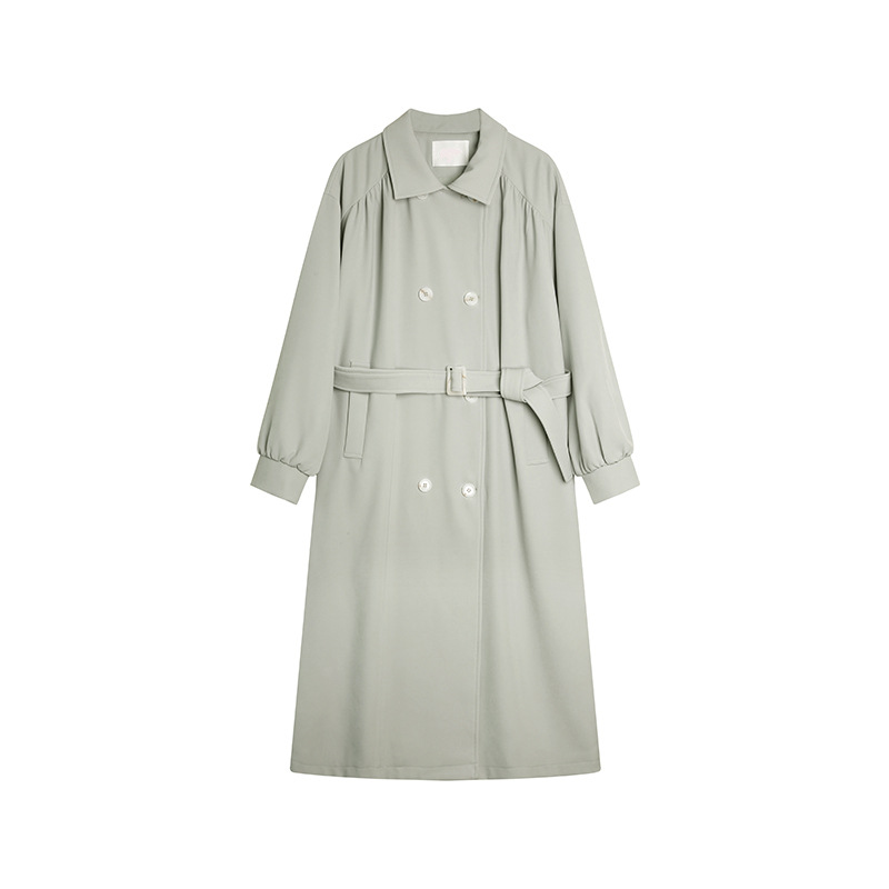 All-match Bomb Street Temperament Jacket Small Mid-length Over-the-knee Jacket