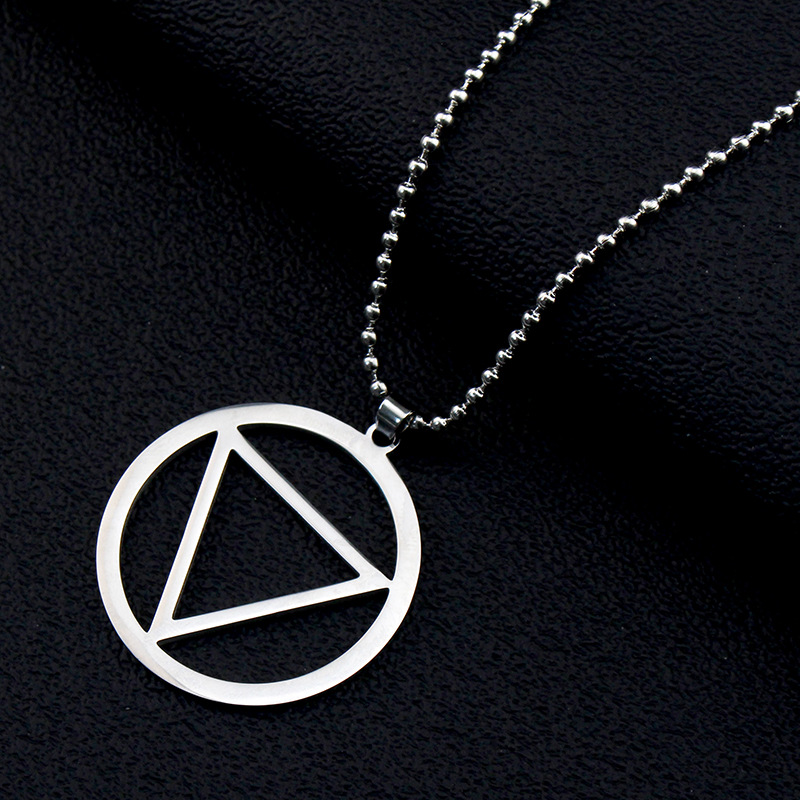 Men's COS Stainless Steel Electroplating Necklace Pendant