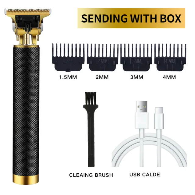 Beauty Generating Fader Electric Clipper Sculpting Razor Bald Hair Clippers Upgrade Black Gold - Shop at LoveMi