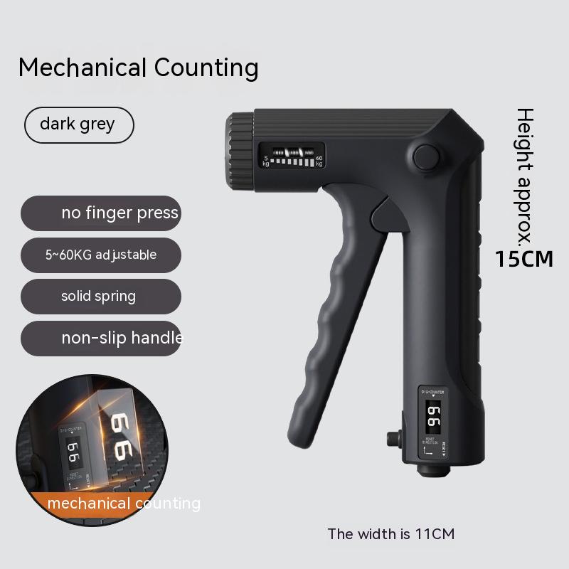 Dark Gray Mechanical Counting