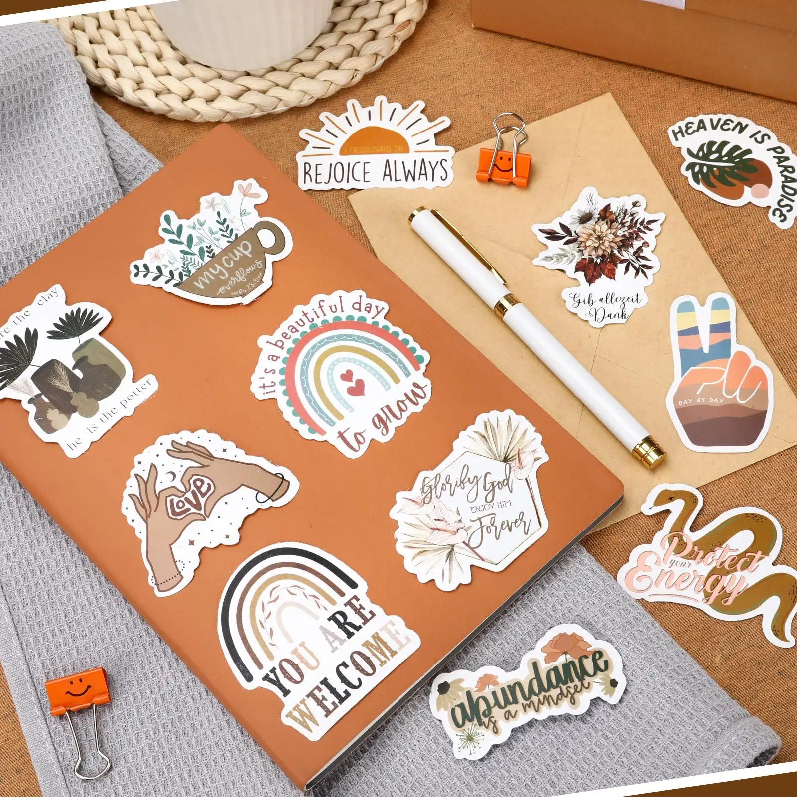 Bible Verse Stickers, Inspirational Christian, Boho Bible Prayer Board, Religious Faith Phrase Stickers Study Supplies For Journaling Scrapbook,Amazon Is Banned