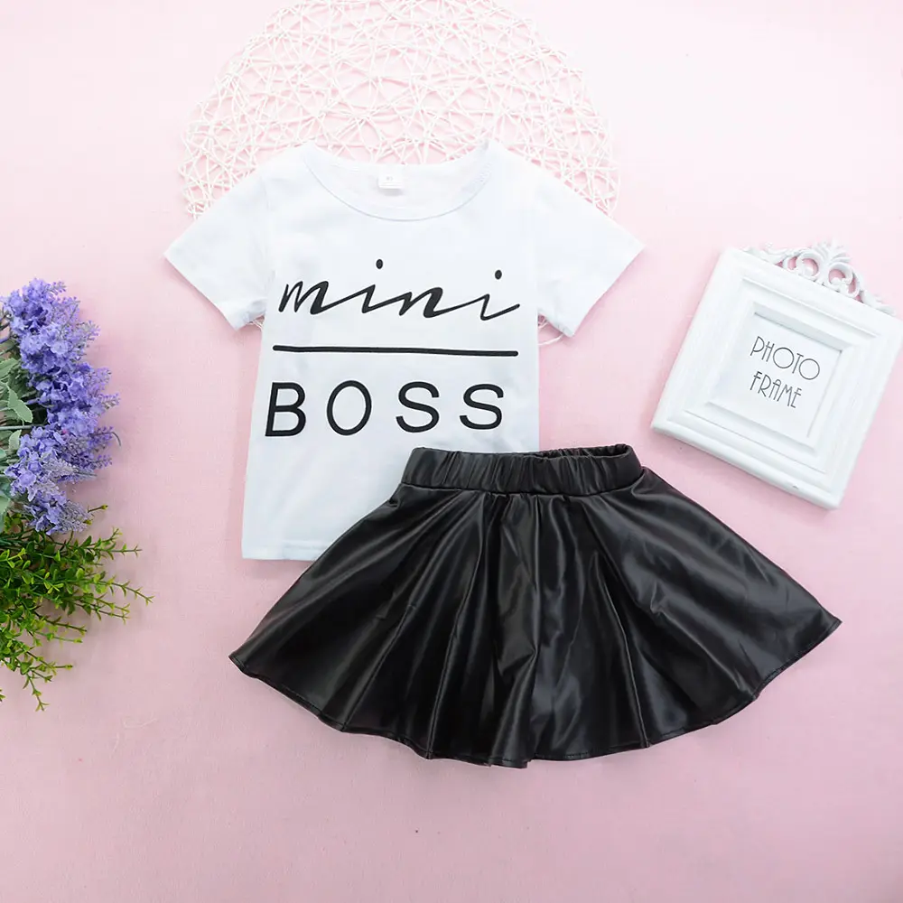 Young And Little Girls Short Sleeve Suit