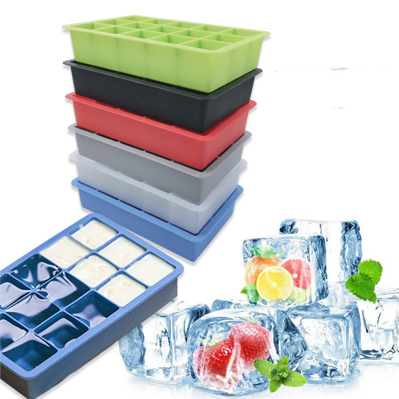 Title 3, Silicone Ice Box Fifteen Square Silicone Ice Tray