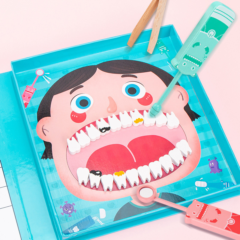 Title 6, Wooden Childrens Oral Dentist Nurse Simulation...