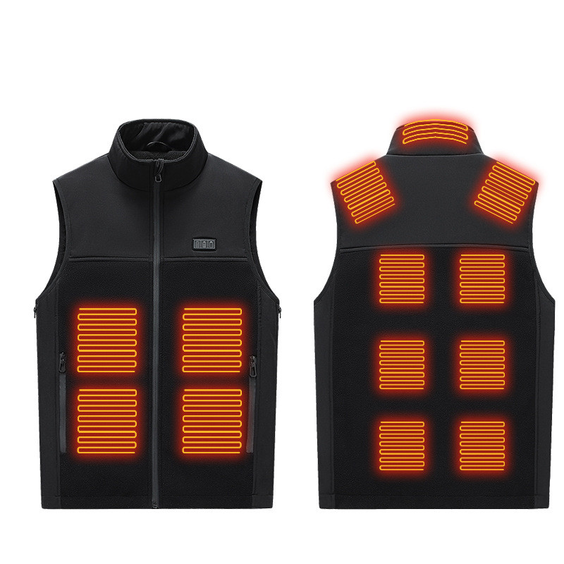 Title 8, USB Elektrisch Fleece Smart Vest met constante ...