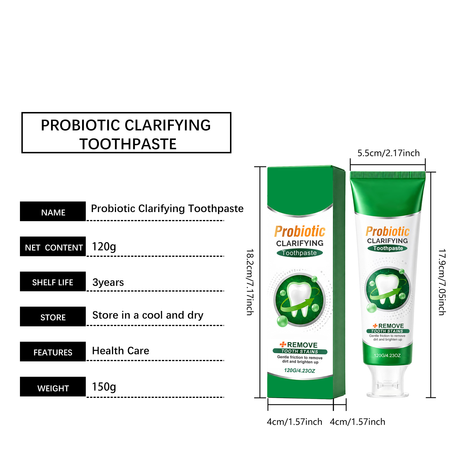 Gum Care Toothpaste 120g 1box