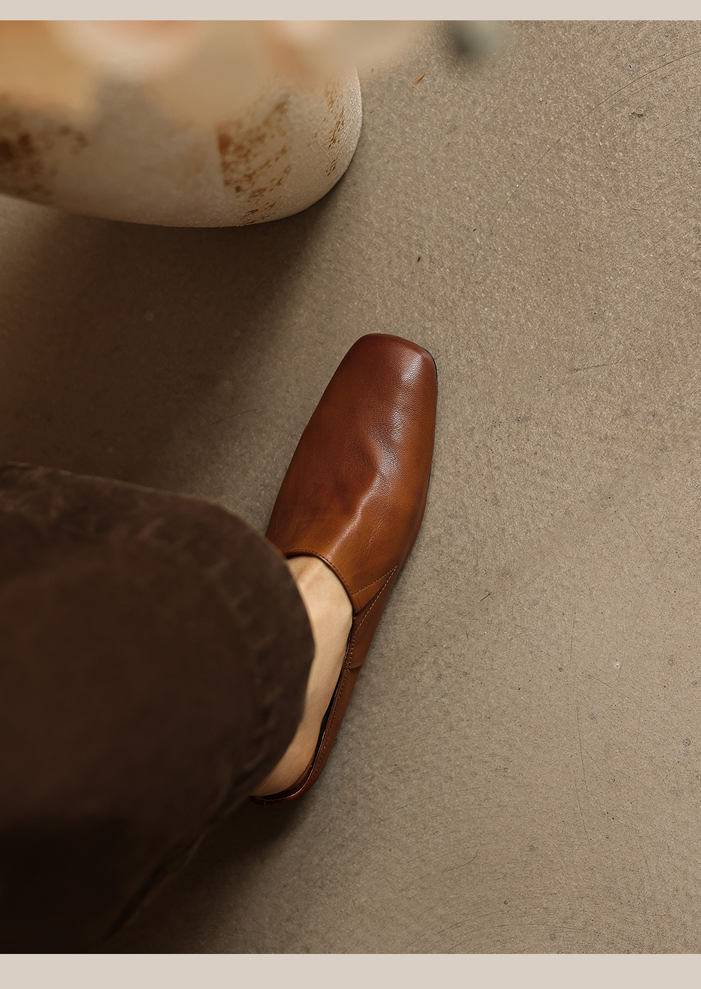 Sheepskin Ruched Mule Slides off-white colorway – Sarah Express