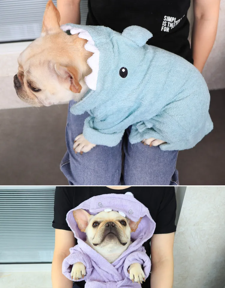 Bathing Supplies Quick Drying Absorbent Towel Pet Bathrobe