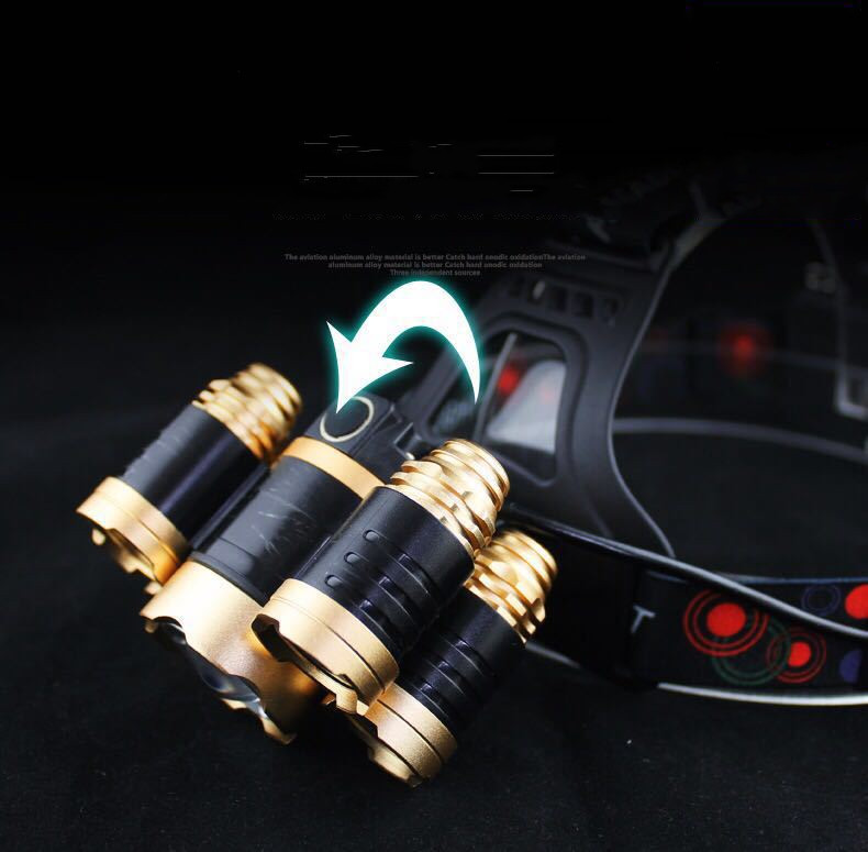 Title 1, Led Golden Telescopic Focusing 5 lights Aircraf...