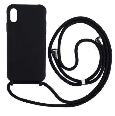 Compatible With Thick Skin Feel Lanyard Phone Case