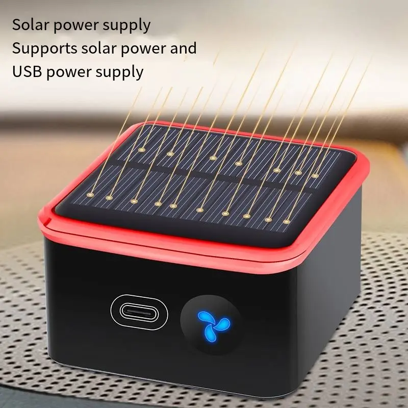 Car Mounted Solar Powered Air Purification Deodorization