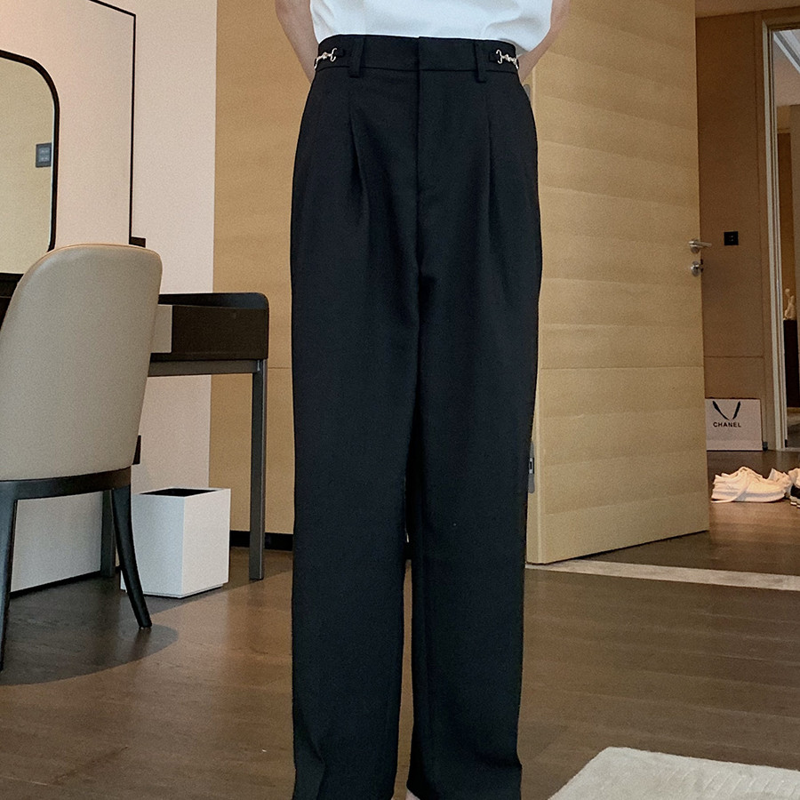 Men's Fashionable And Casual Versatile Loose Straight Pants