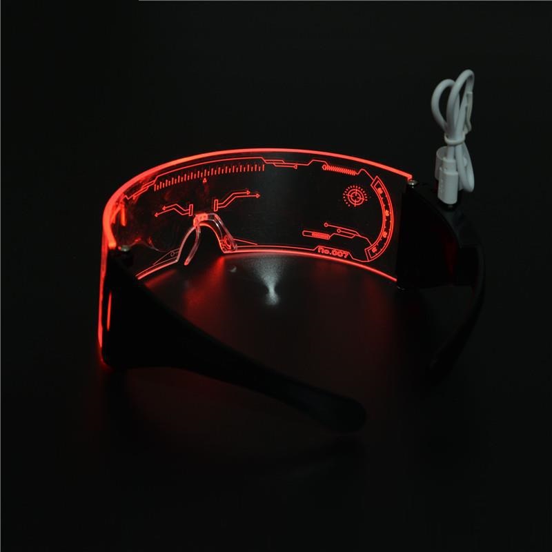 Title 5, Rechargeable LED Colorful Luminous Glasses