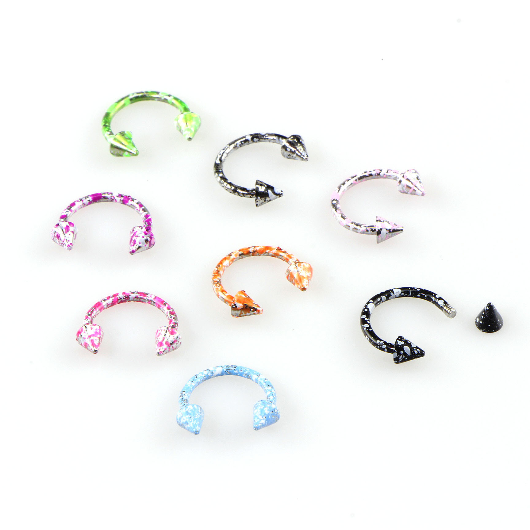 Stainless Steel Breast Ring C-bar Eyebrow Ring Earrings Yin Ring Body Piercing