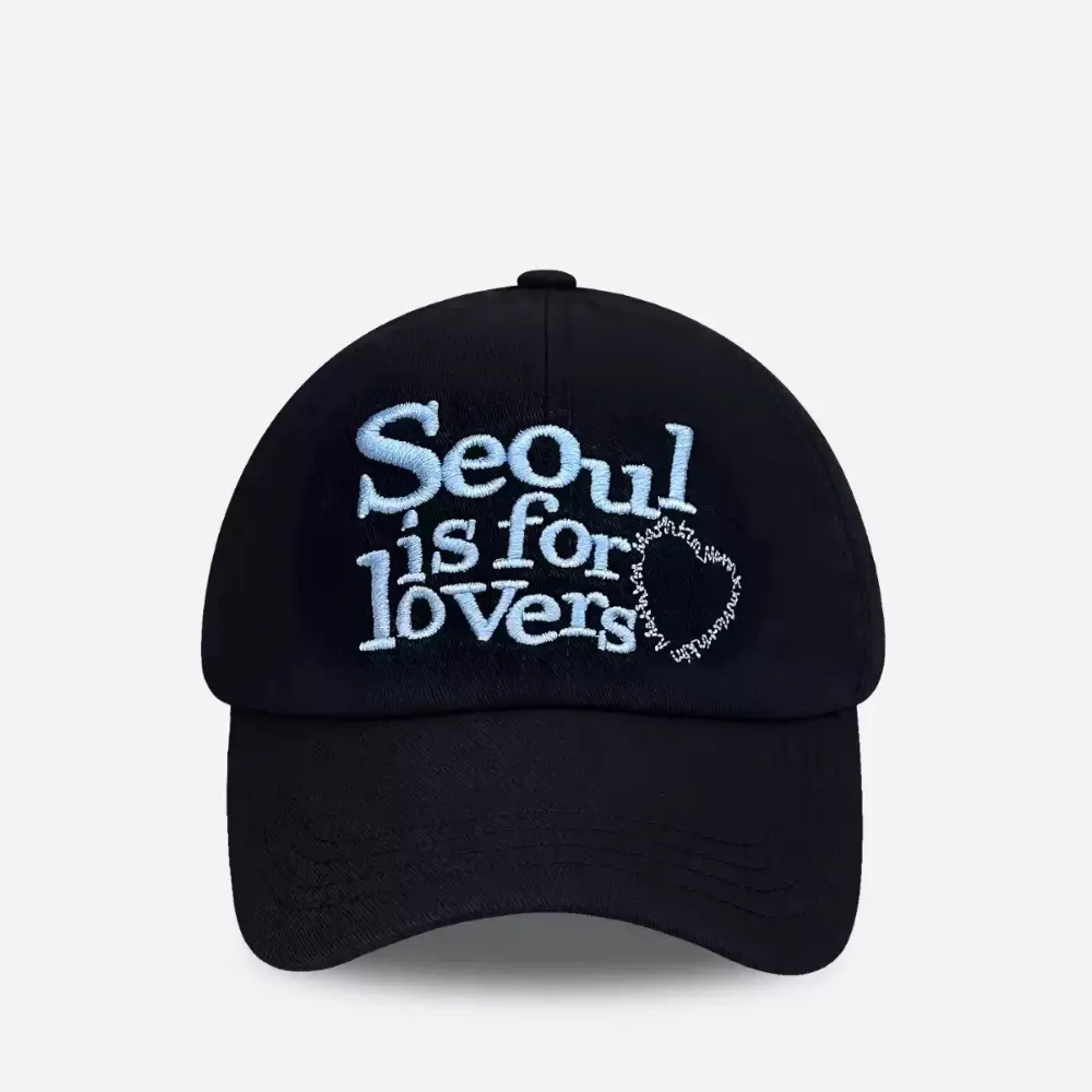 Korean-style Fashionable Embroidered Three-row Letter Heart-shaped Embroidery