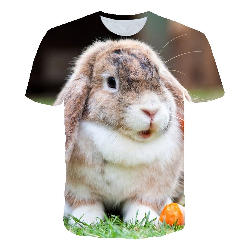 Title 3, Herren T-Shirt Kurzarm 3D Digitaldruck für modi...