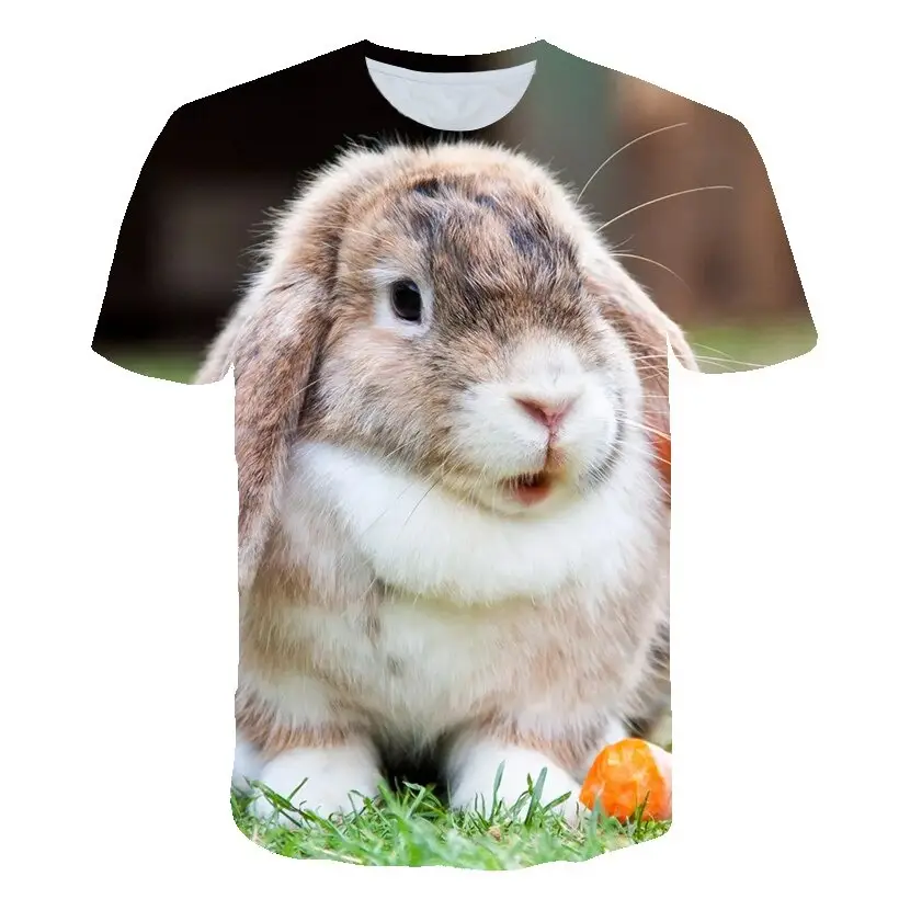Men's T-shirt Short Sleeve 3D Digital Printing