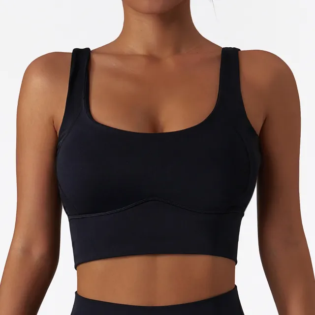Breathable High intensity Running Underwear Quick Drying Yoga Bra Female High Grade Black - Shop at LoveMi