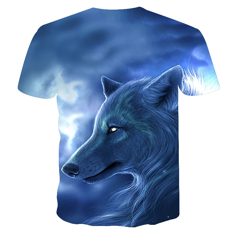 Title 4, Summer Wolf Camiseta holgada de manga corta con...