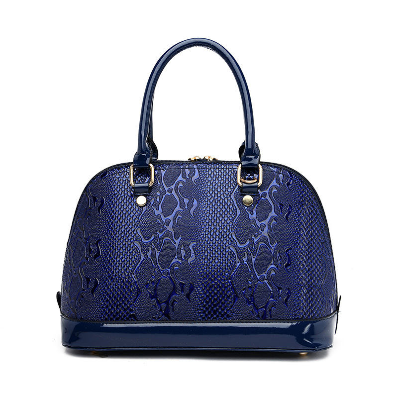 Three-piece Handbag Set Embossed Shoulder