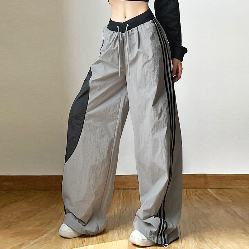 Title 3, Dames broek effen kleur losse street fashion ho...