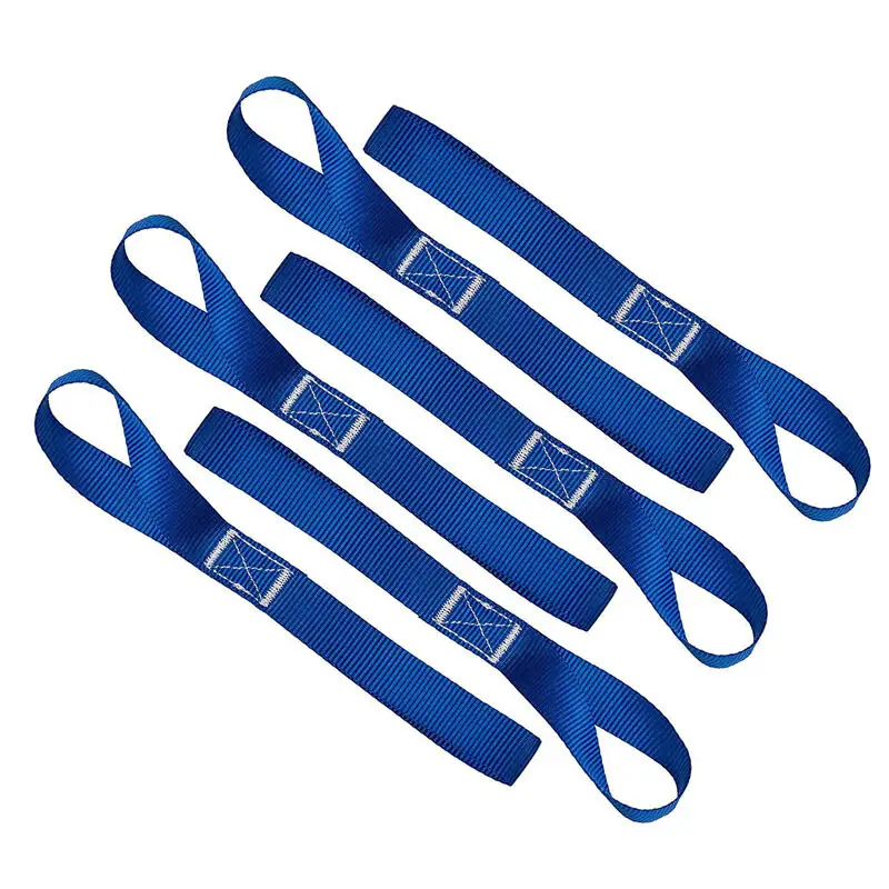 6pcs Motorcycle Motorbike Soft Loop Transport Tie Down Straps 2.5x30cm.