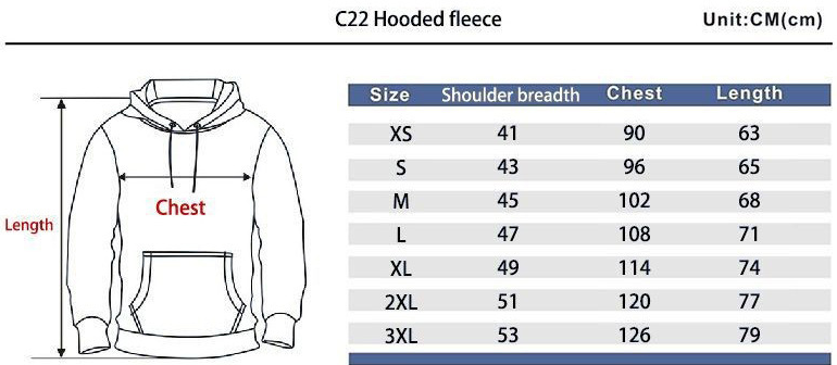 Title 1, Creative double-sided printed hooded long-sleev...