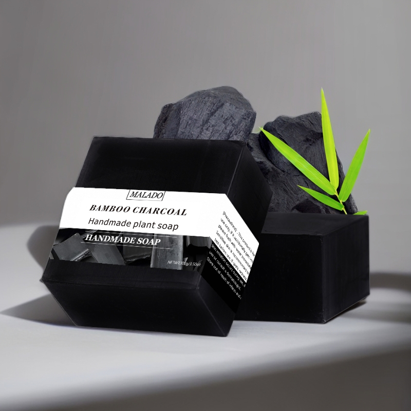 Square Bamboo Charcoal Soap