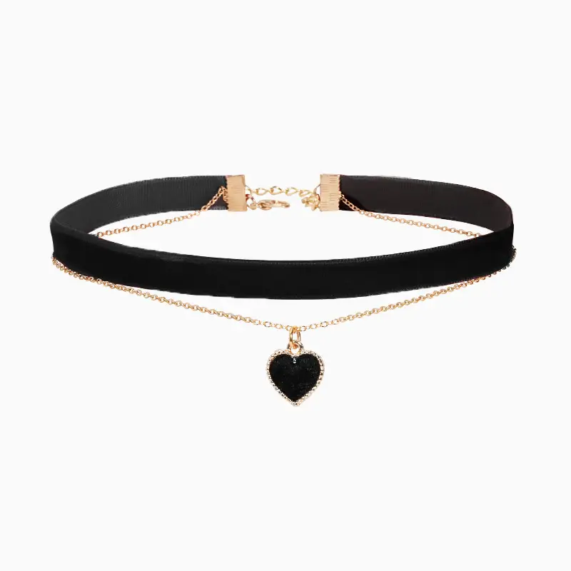 Simple Temperament Love Clavicle Chain Female