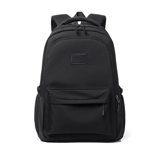 Fashion Oxford Backpack Waterproof Large Capacity Junior High School Students Schoolbag Girls Solid Campus Travel Bags Women Black - Shop at LoveMi