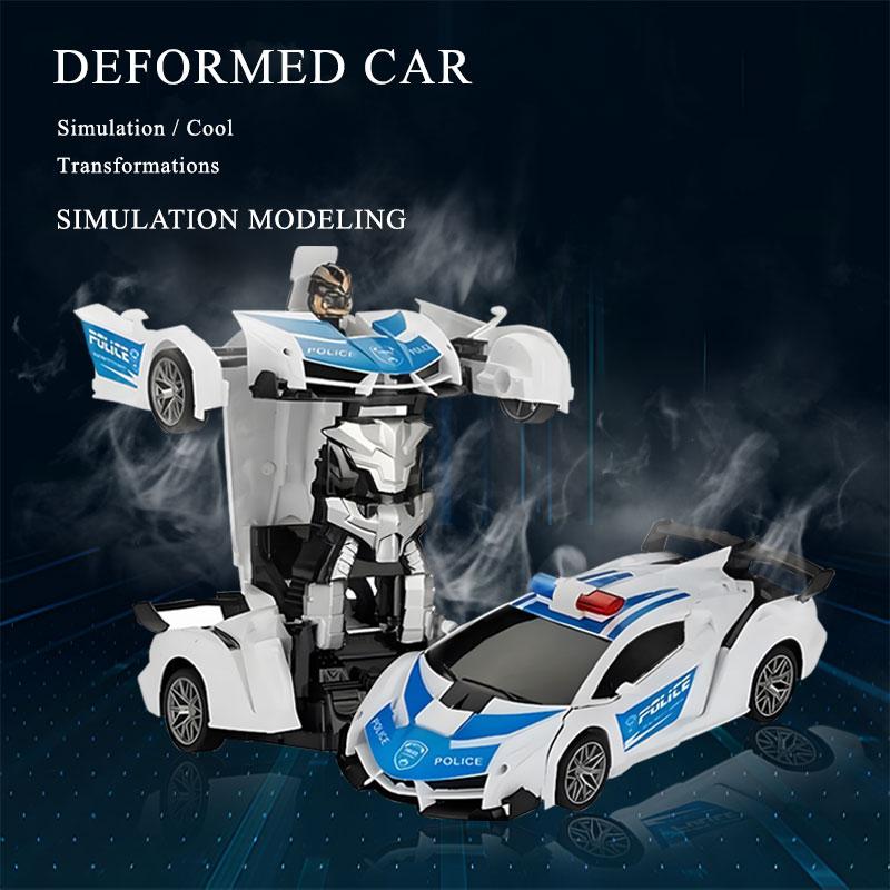 Multifunctional Transforming Vehicle Toy  Racing And Robot Modes  Perfect Gift For Kids image 26