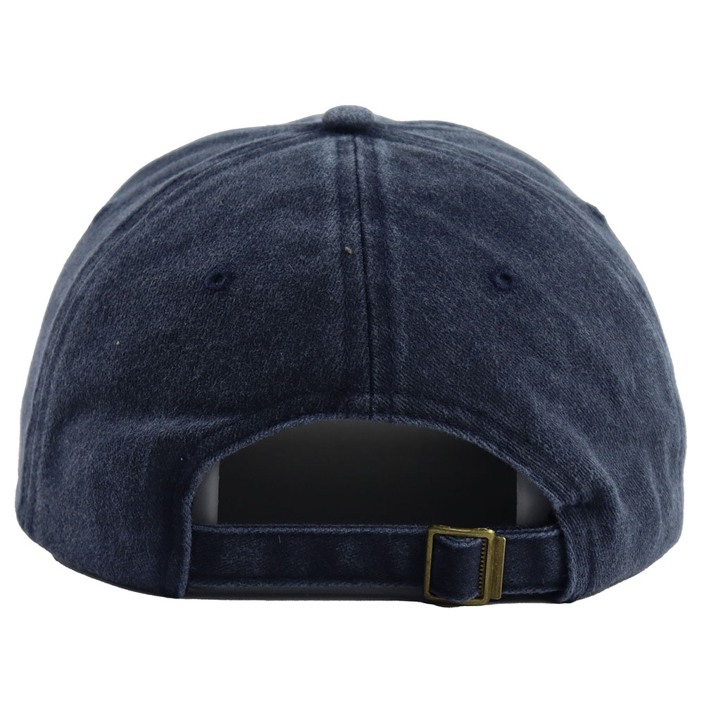 El Mejor Abuelo Washed Navy Baseball Cap, Embroidered Star Vintage Hat — foto 2