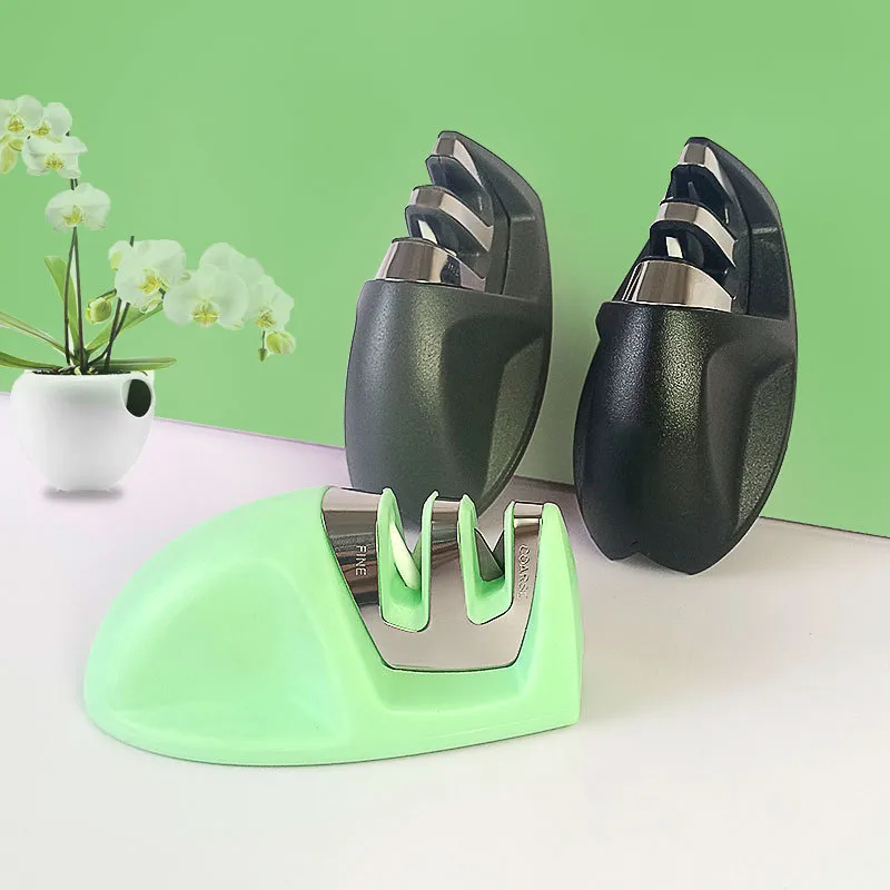 Knife Sharpener Mini Quick Kawaii Kitchen Accessories Portable Two-stage Mouse Sharpening Stone Kitchen Supplies – image 4