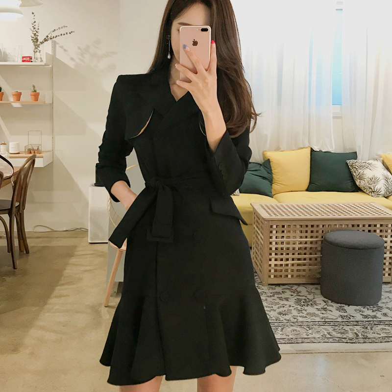 Double-Breasted Ruffle Dress, picture 8 of 8