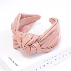 Women's Fashion Style Middle Knot Headband - Pink - View 1