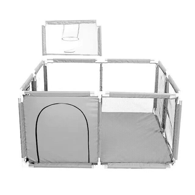 Large Playpen Portable Child Safety Yard Activity Center With Basketball Hoop UK — image 6