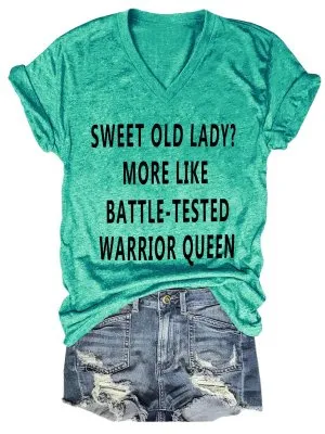 English Printed T shirt Women's Top Green - Shop at LoveMi