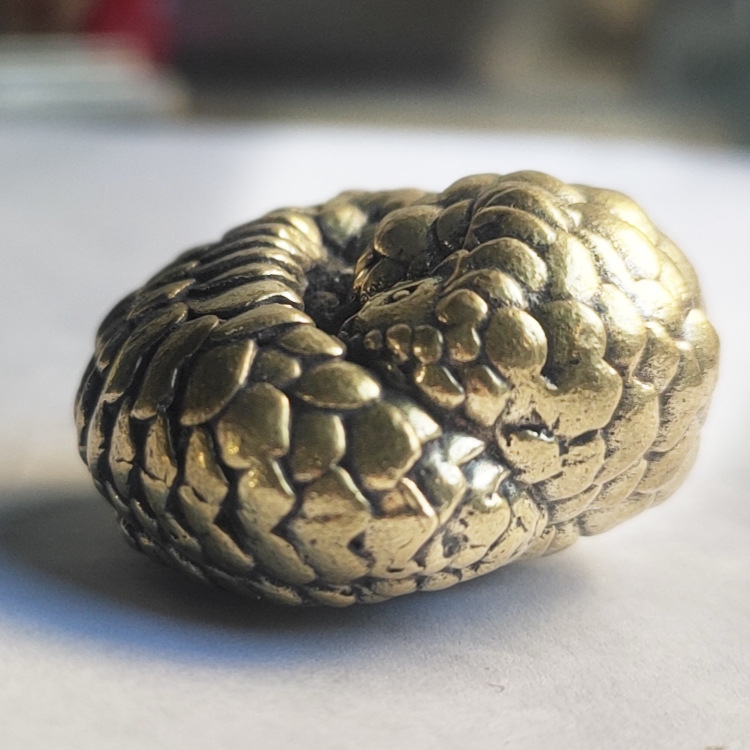 Title 5, Solid Pure Brass Office Desktop Pangolin Small ...